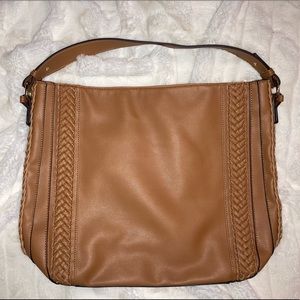 NWOT Justfab faux leather bag, never used